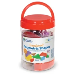 Learning Resources Translucent Geometric Shapes, Geometry, Common Core, Ages 4+ -Learning Resources GUEST df64317e de2d 4043 bf27 26357aef54f0