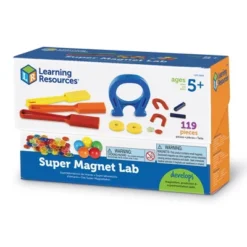 Learning Resources Super Magnet Lab Kit, 119-Piece Kit, Ages 5+ -Learning Resources GUEST e1622340 1561 484c a246 870576e0e961