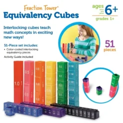 Learning Resources Fraction Tower Cubes Set -Learning Resources GUEST e3a3889c 607e 47fd ae66 ef75c90434fa