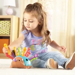 Learning Resources Spike The Fine Motor Hedgehog: Stacking Toys & Sorting Set, 14 Pieces, Develops Fine Motor Skills -Learning Resources GUEST e7c2b26f 7f0b 4016 95e6 b1dd86463807