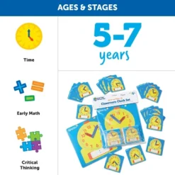 Learning Resources Write On/Wipe Clocks Classroom Set -Learning Resources GUEST e8409c53 34d2 406d b1ce 0c2ea489bef9