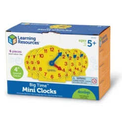 Learning Resources Gear Clock, 4 Inch, Set Of 6, Ages 5+ -Learning Resources GUEST e9ba0c68 c0e9 43f1 be1c e397565c5416
