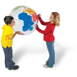 Learning Resources Inflatable Labeling Globe Game, Ages 5+