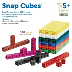 Learning Resources Snap Cubes, Set Of 500, Ages 5 And Up -Learning Resources GUEST f00ea2e1 348d 4885 ab2f be1d3fb70654