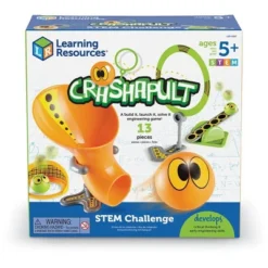 Learning Resources Crashapult STEM Challenge, STEM Catapult Game, 13 Pieces, Ages 5+ -Learning Resources GUEST f25989dc 0f62 40a8 a177 ac6f5afb1e8f