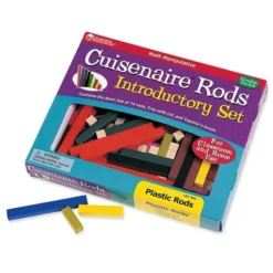 Learning Resources Cuisenaire Rods Introductory Set 74 Rods: Plastic Teaching Aid For Ages 4+, 75 Pieces, Kindergarten