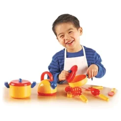 Learning Resources Pretend & Play Cooking Set, 10 Pieces, Ages 3+